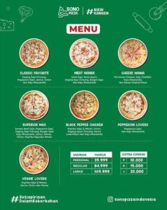 Kemitraan Sono Pizza Indonesia